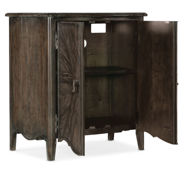Traditions Rich Brown Two-Door Nightstand, image 2