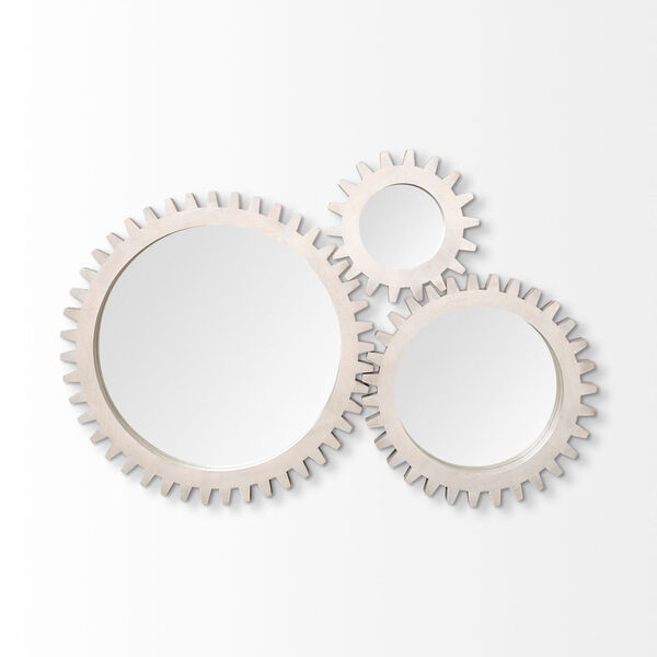 Sterling I White Round Wall Mirror, image 4