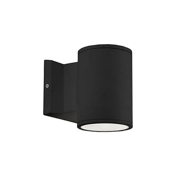 Black Five-Inch One-Light Wall Sconce, image 1