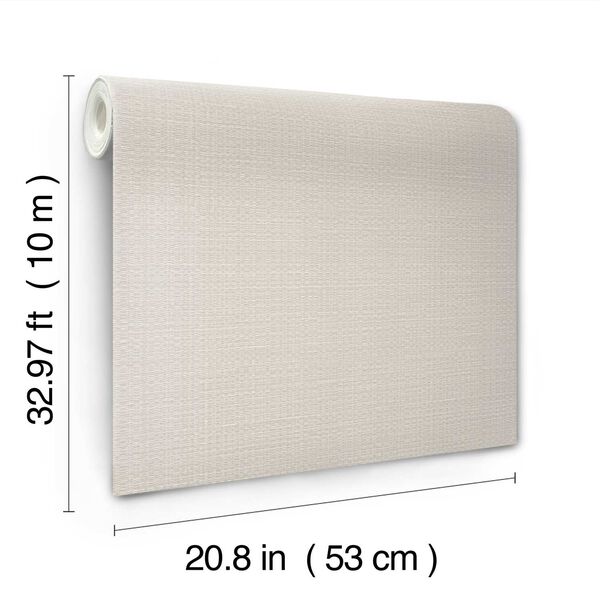 Bali Basketweave Warm Grey Wallpaper, image 5