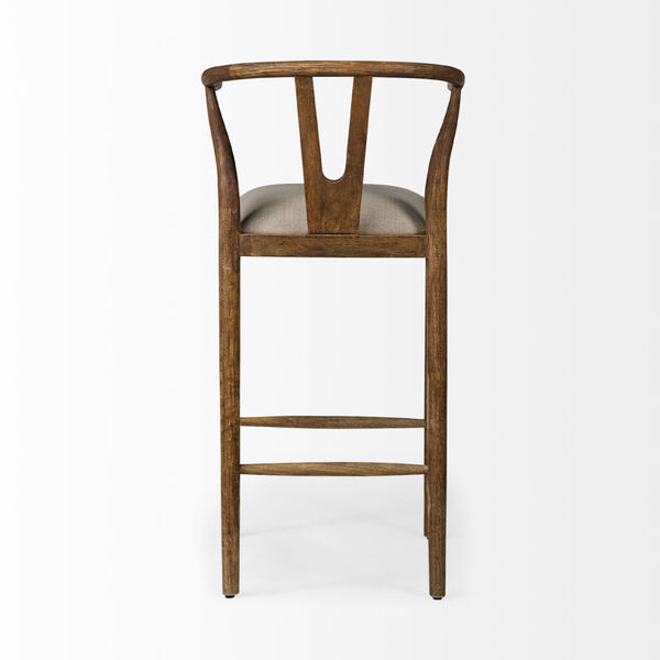 Trixie Brown and Crea, Upholstered Seat Bar Height Stool, image 4