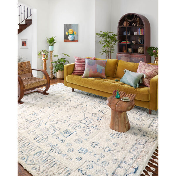Ronnie Ivory and Ocean Area Rug, image 2
