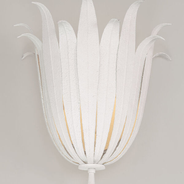 Eden Textured White One-Light Sconce, image 2