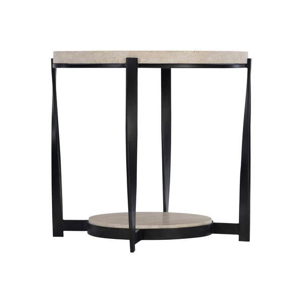 Berkshire Aged Pewter and Black Side Table, image 4