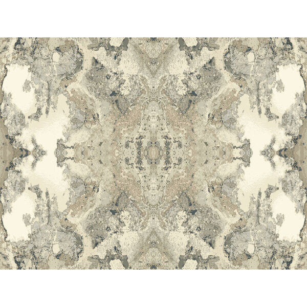 Candice Olson Botanical Dreams Gray Inner Beauty Wallpaper, image 2