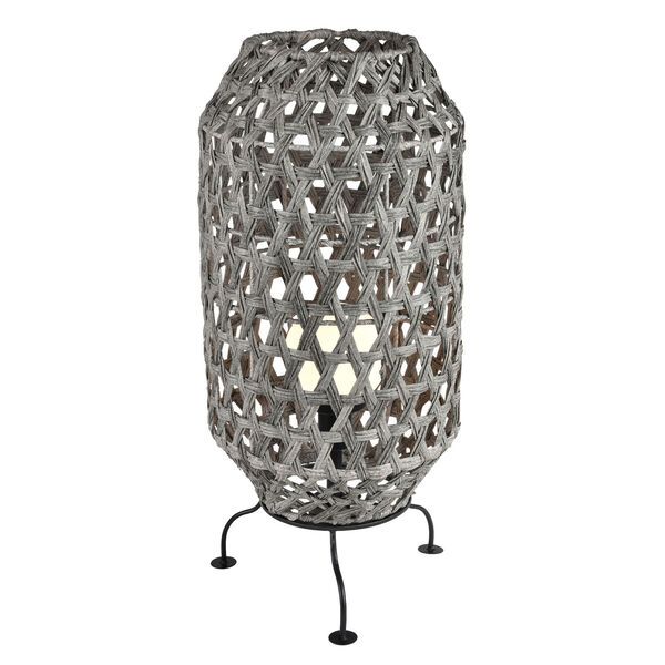Banaue Gray LED Outdoor Table Lamp, image 1