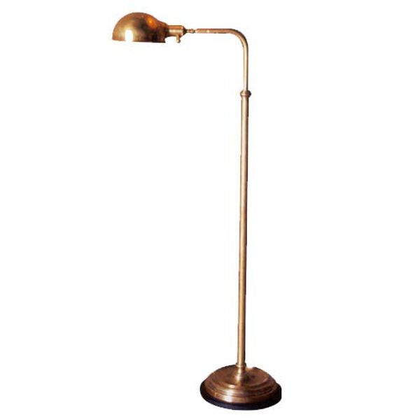 Apothecary Floor Lamp in Antique-Burnished Brass by Chapman and Myers, image 1
