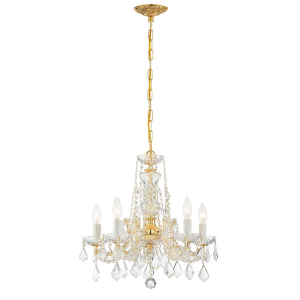 Maria Theresa Tall Five-Light Crystal Chandelier, image 2