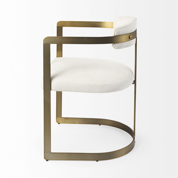 Hoskins Cream and Gold Dining Chair, image 3