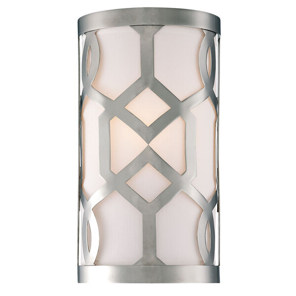 Jennings Polished Nickel One-Light Wall Sconce by Libby Langdon, image 1