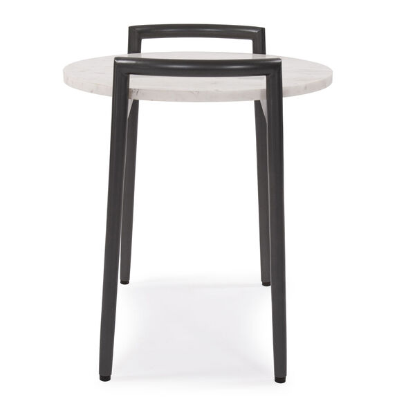 Black and White Round Side Table, image 4