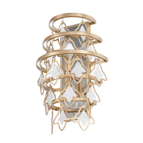 Fleur French Gold Two-Light Wall Sconce, image 3