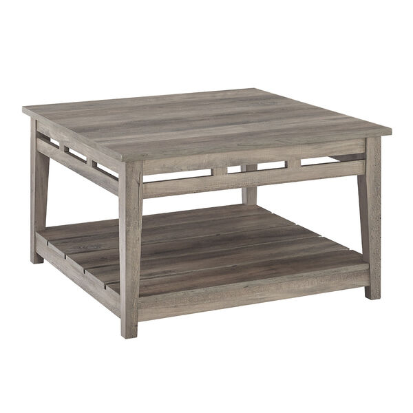 Parker Grey wash Square Coffee Table, image 5