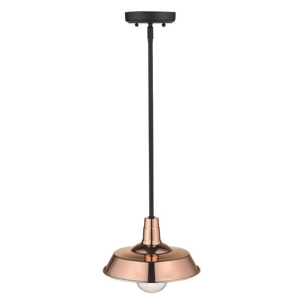 Burry Copper One-Light Outdoor Convertible Pendant, image 3