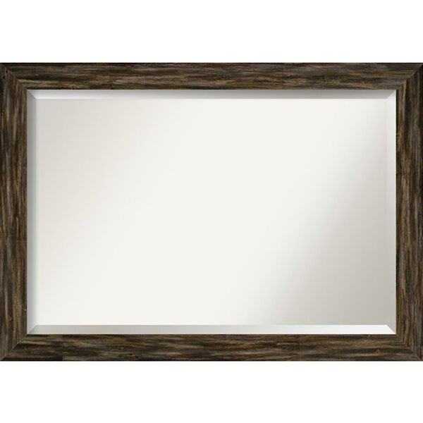 Fencepost Brown 41-Inch Wall Mirror, image 1