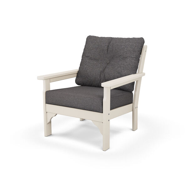 Vineyard Sand and Ash Charcoal Deep Seating Chair, image 1