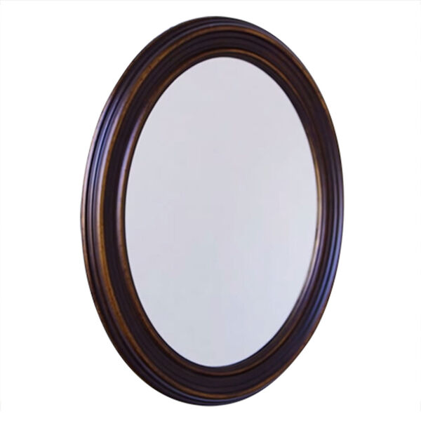 Ovesca Dark Oil Rubbed Bronze Oval Mirror, image 3