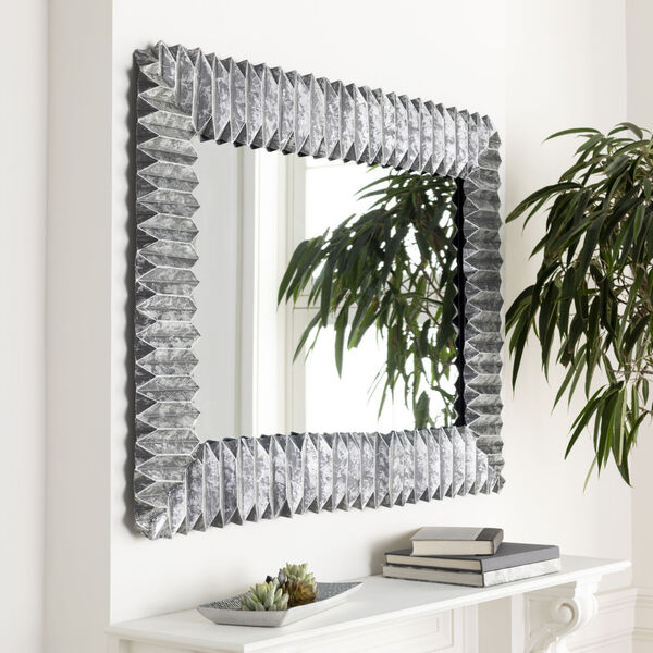 Ferrous Silver Wall Mirror, image 1