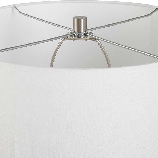 Velino Gray One-Light Curvy Glass Table Lamp, image 5
