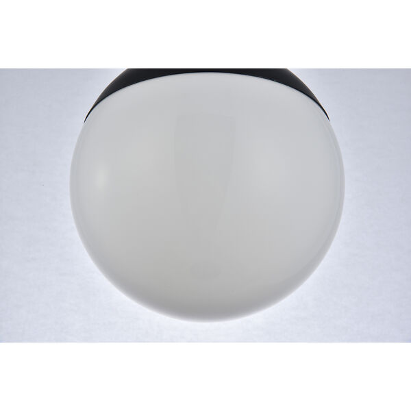 Eclipse Black and Frosted White One-Light Mini Pendant, image 6