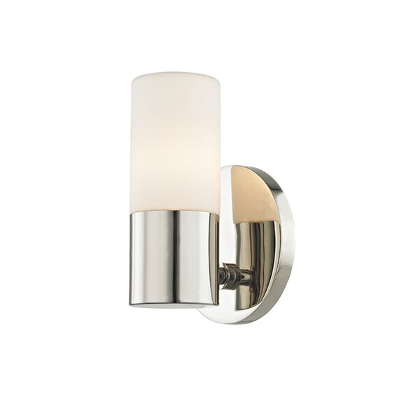 Mitzi by Hudson Valley Lighting Lola Polished Nickel LED Five-Inch Wall  Sconce H196101-PN Bellacor