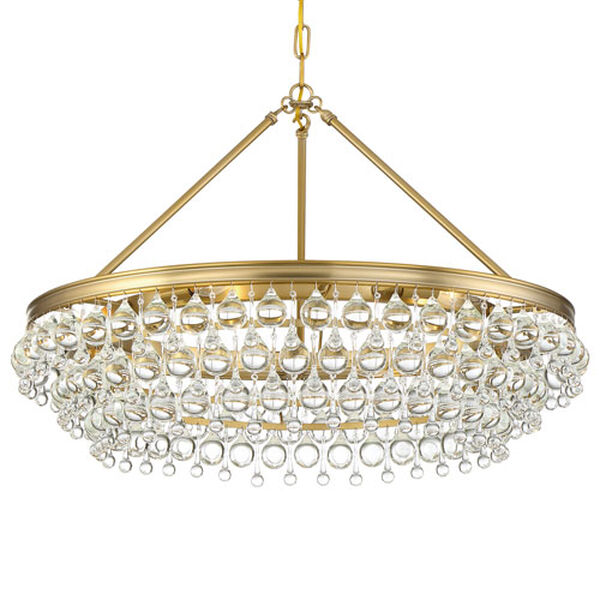 Hopewell Gold 12-Inch Six-Light Chandelier, image 1