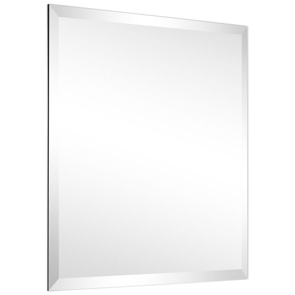 Frameless Clear 24 x 24-Inch Square Wall Mirror, image 2