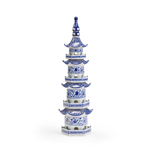 Blue and White Blue Pagoda, image 1