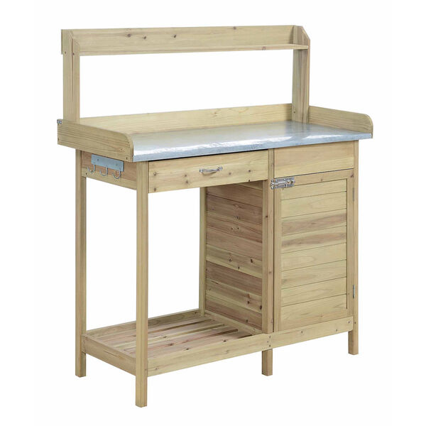 Deluxe Potting Bench with Cabinet, image 1