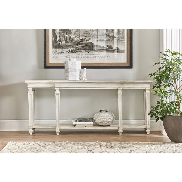 Traditions Soft White Console Table, image 2