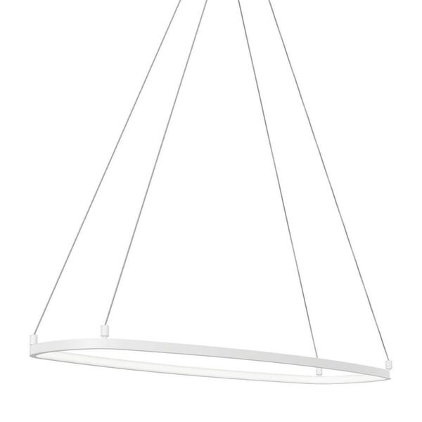 Koloa White LED Linear Chandelier, image 2