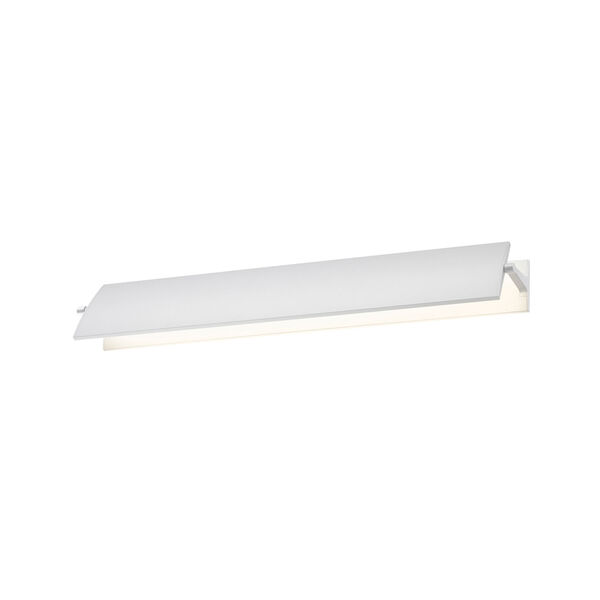Aileron Textured White LED Sconce, image 1