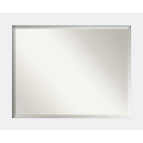 Corvino White 33 x 27 In. Bathroom Mirror, image 1