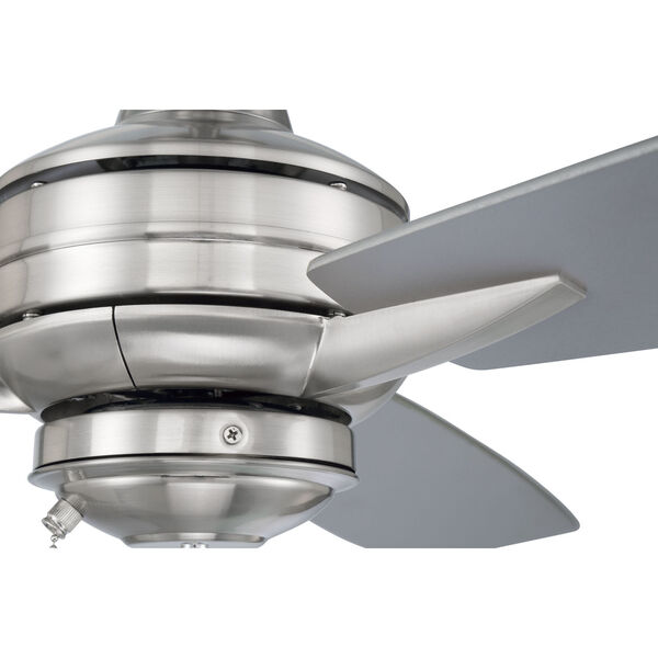 Moto Brushed Polished Nickel 52-Inch Ceiling Fan, image 4