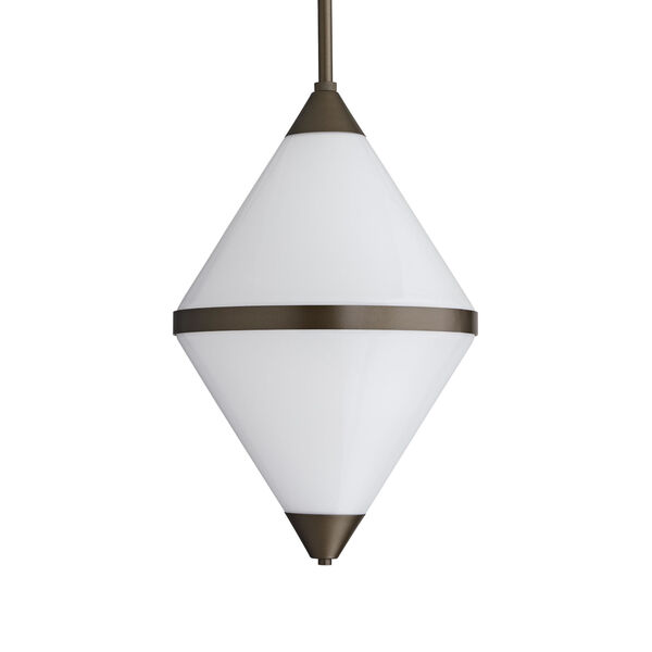 Tinker Aged Brass Two-Light Outdoor Pendant, image 1