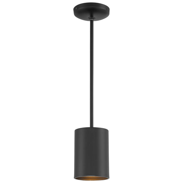 Pilson Matte Black 7-Inch One-Light Mini Pendant, image 1