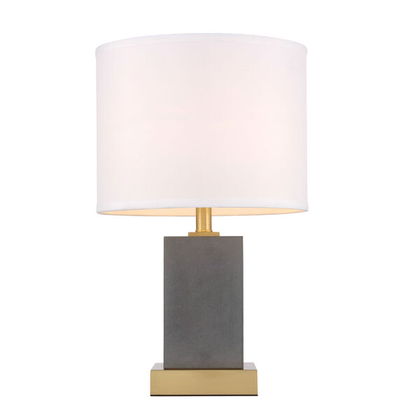 Pinnacle Brushed Brass 13-Inch One-Light Table Lamp, image 6