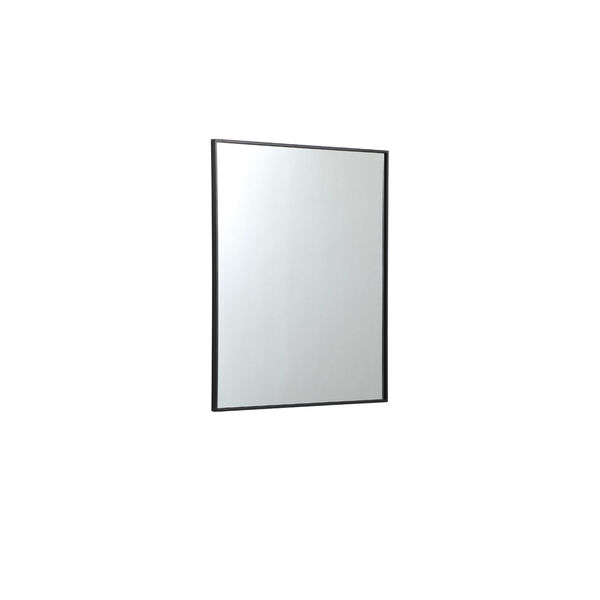 Eternity Black 30-Inch Rectangular Mirror, image 4
