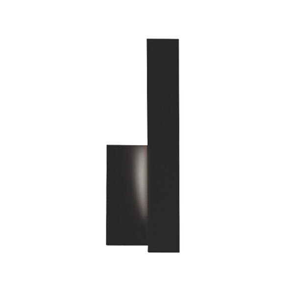 Warner Black 12-Inch One-Light Right-Side Wall Sconce, image 1