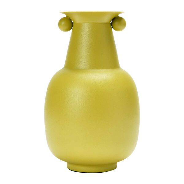 Mustard Textured Metal Vase, image 4