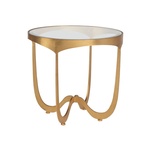 Metal Designs Gold Sophie Round End Table, image 1