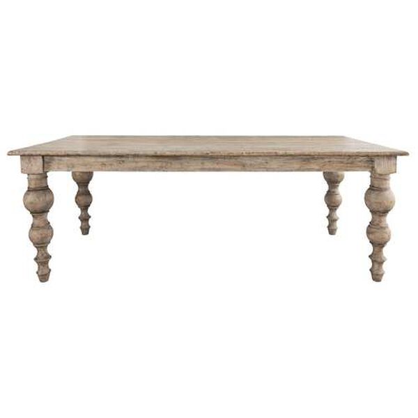 Kinsey White and Beige 83-Inch Dining Table, image 1