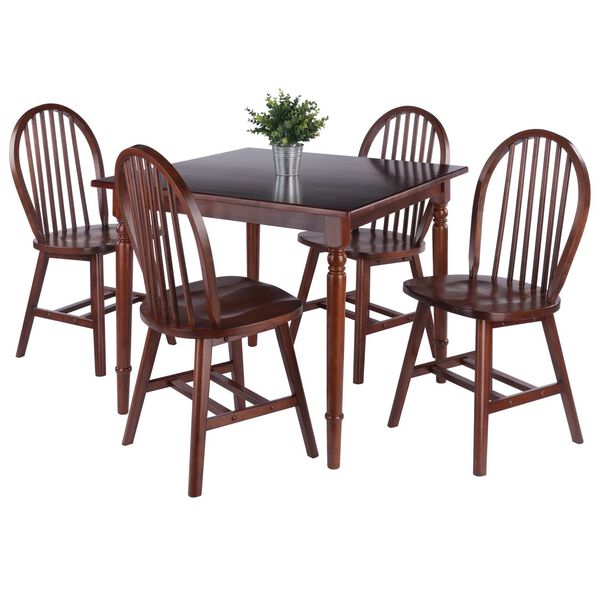 Mornay Walnut Dining Table with Windsor Chairs, image 3
