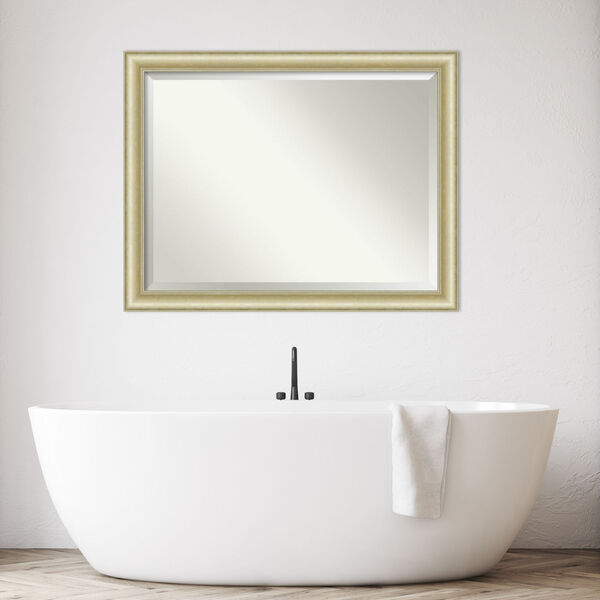 Gold 45W X 35H-Inch Bathroom Vanity Wall Mirror, image 5