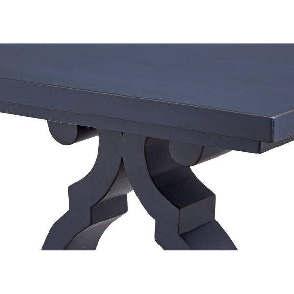 Weathered Navy Wood Chairside End Table, image 4