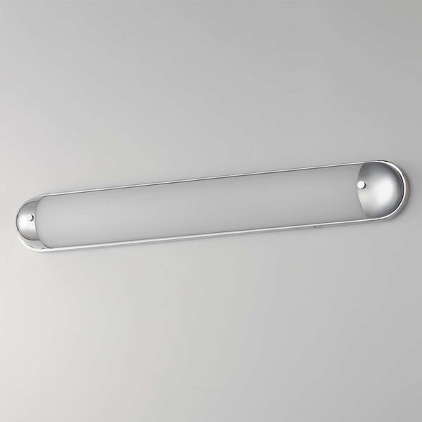 Capsule Polished Chrome 36-Inch One-Light Bath Strip, image 4