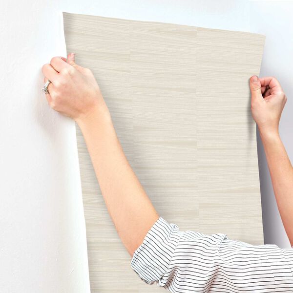 Line Stripe Beige Wallpaper, image 5