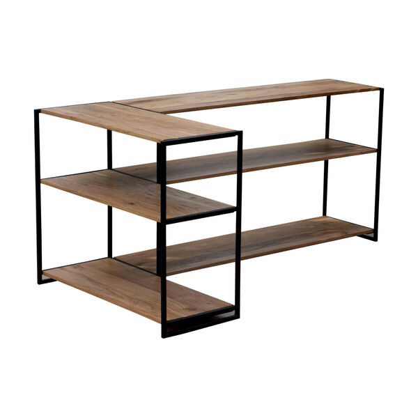 Vacation Natural and Black Console Table, image 5