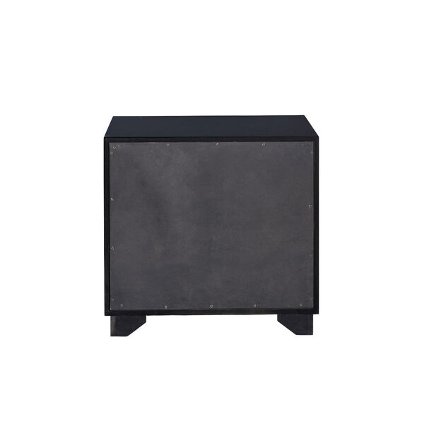 Calloway Beige and Black Bedside Table, image 3