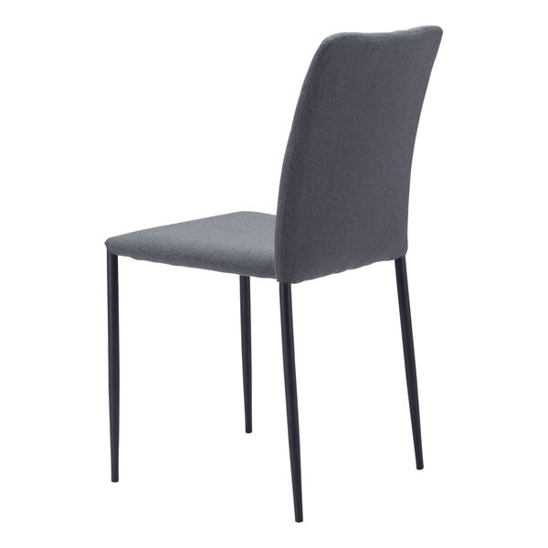 Harve Gray and Black Dining Chair, Set of Two, image 6